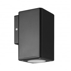 Φωτιστικό Σποτ Μονής Κατεύθυνσης με ντουί GU10 Polycarbonate Μαύρο IP54 3-076011